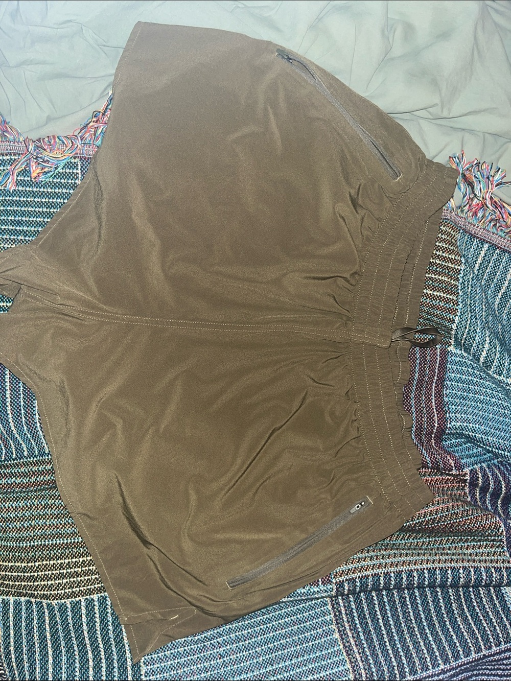 Outdoor Voices Khaki Green Shorts